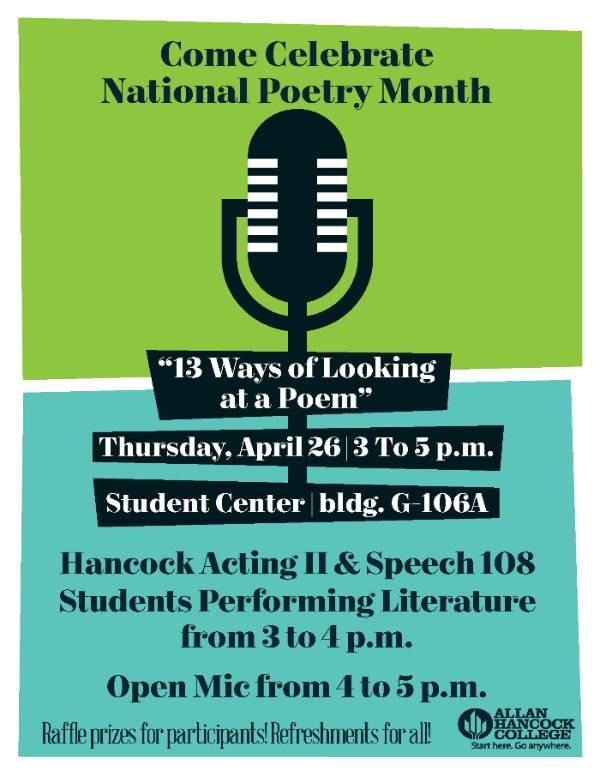 National Poetry Month