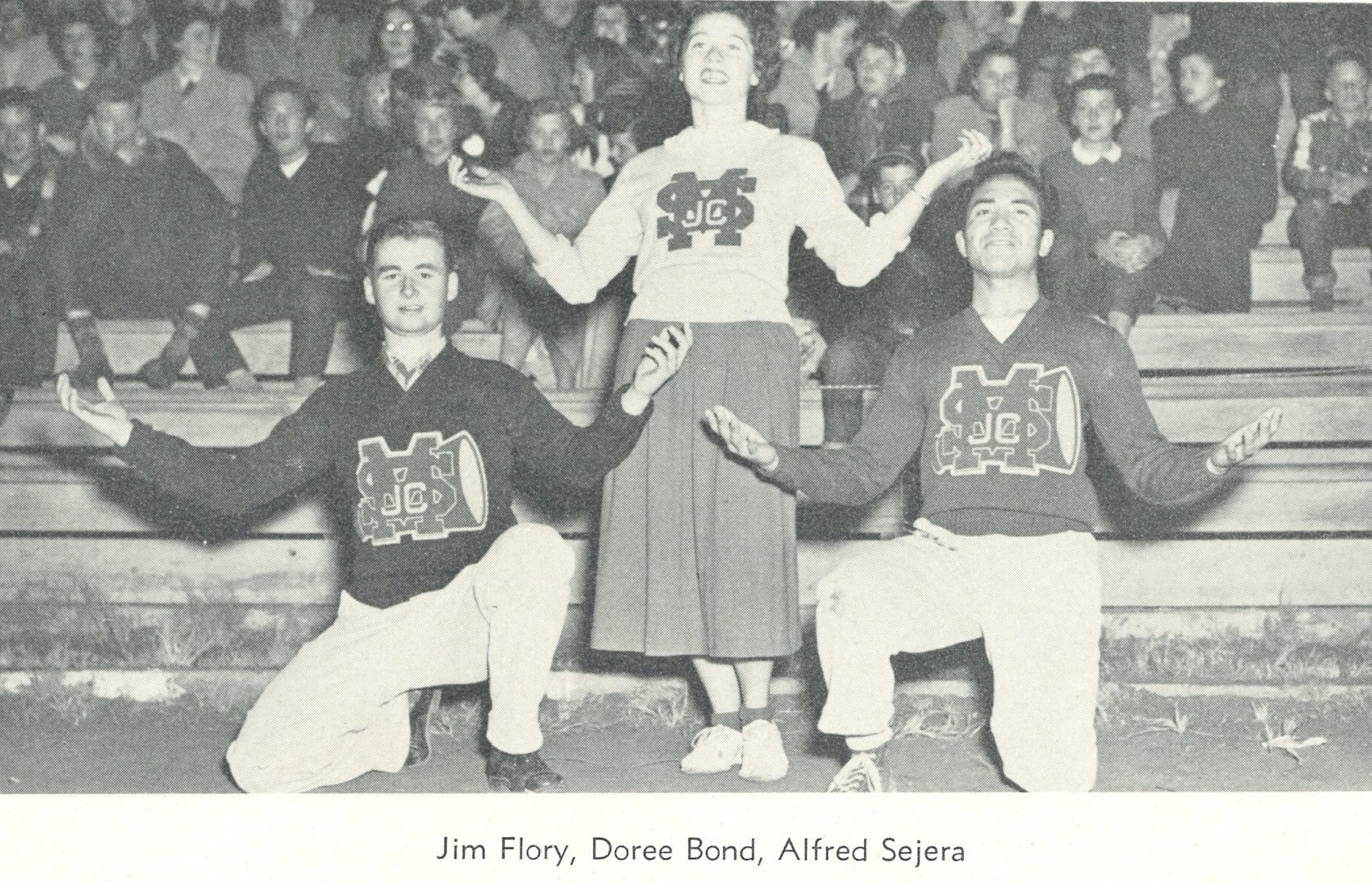 1951 Yell Leaders