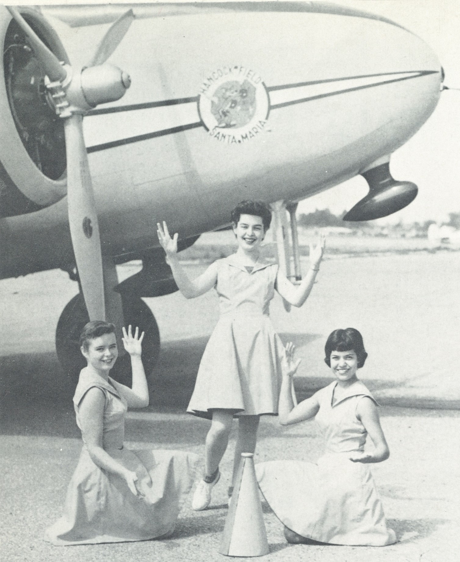 1956 cheerleaders