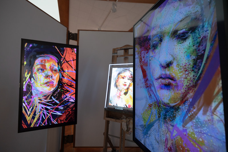 “PIXELS, Portals & Paradigms” showcases innovative digital art at Hancock’s Ann Foxworthy Gallery