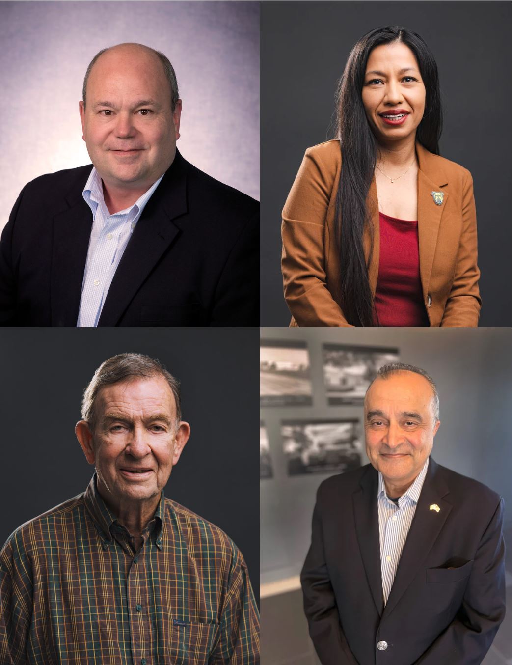 New AHC Foundation Board members Paul Cook, Christina Hernandez, Dr. Len Jarrott, and Dr. Naishadh Buch