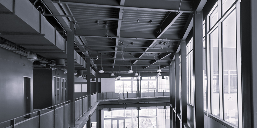 Upstairs view of the bridge