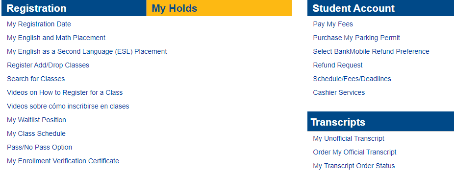 Screenshot of registration screen