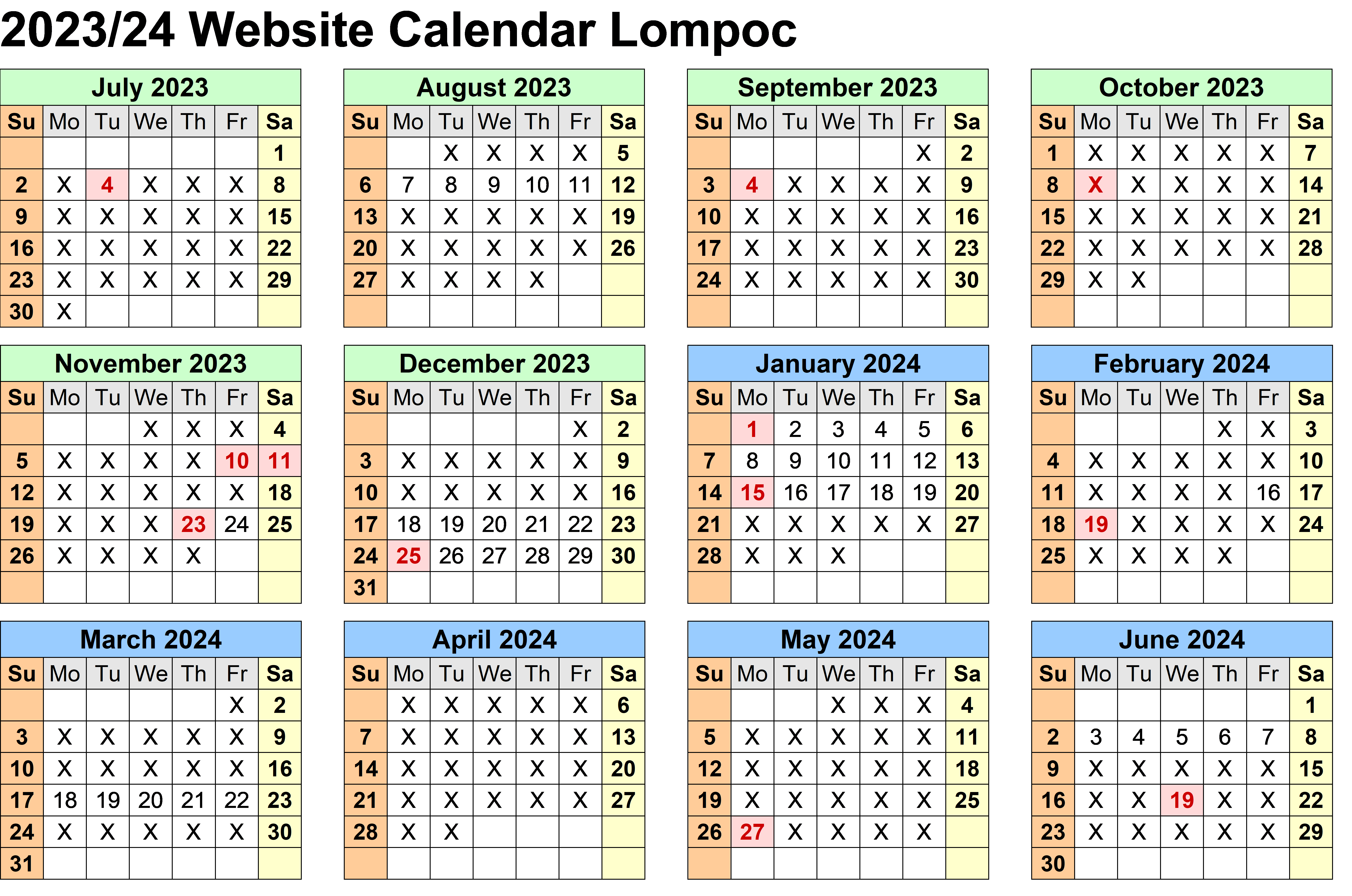 Lom Calendar 23-24