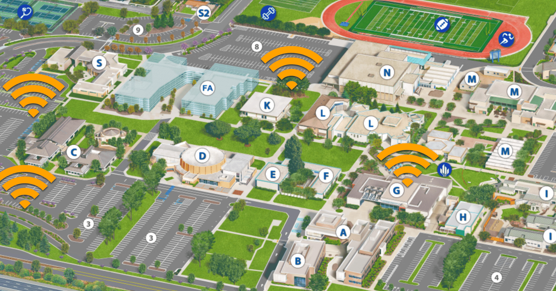 map with wi-fi locations