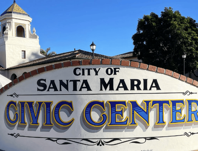 Sign painted at SM city hall