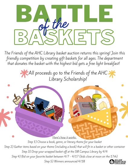 Battle of the Baskets flyer spring 2025.