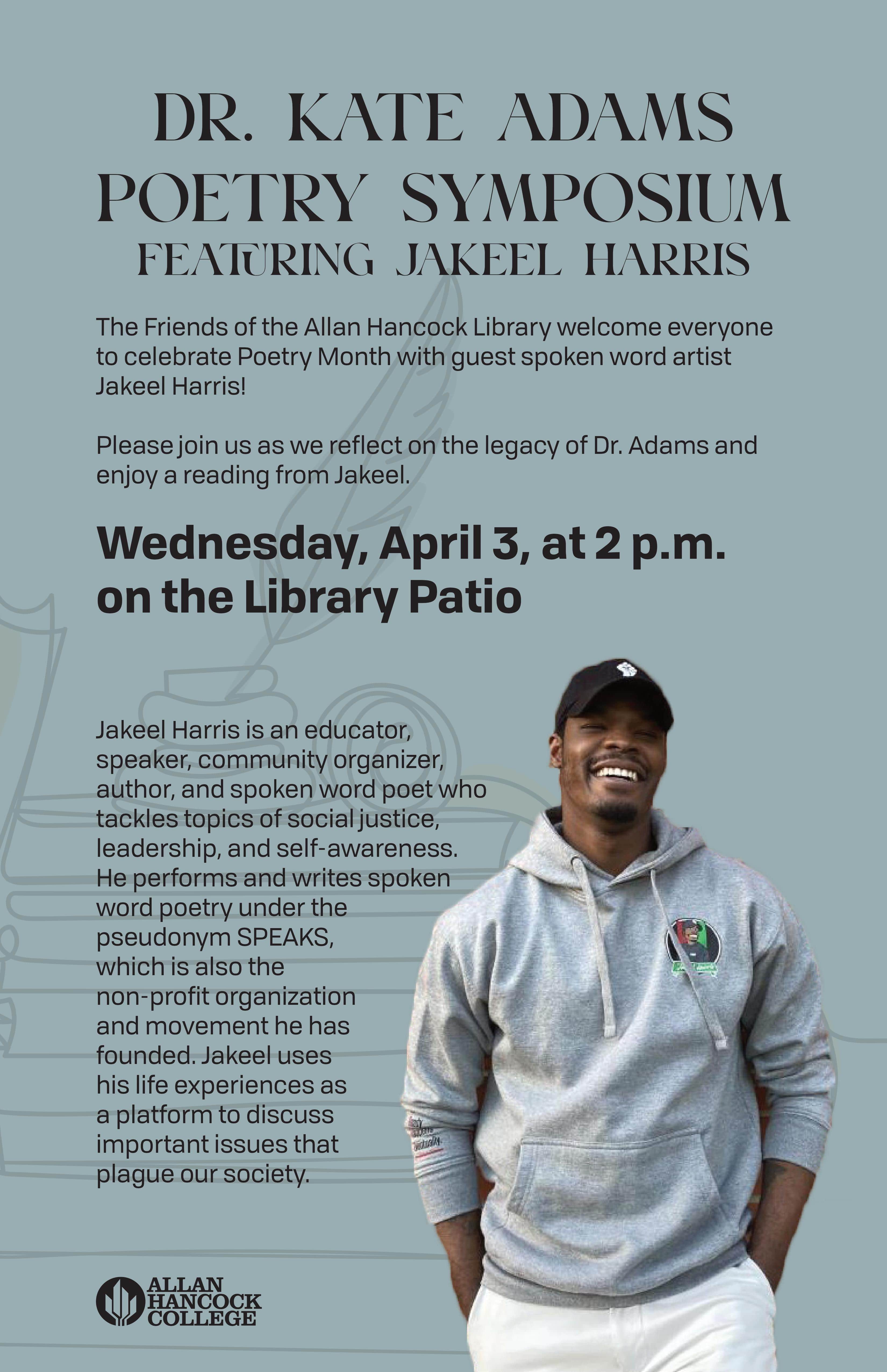 Poetry Symposium Flyer