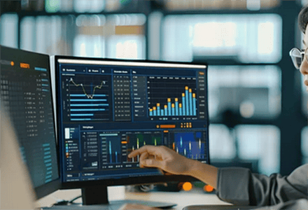 Computer with graphs