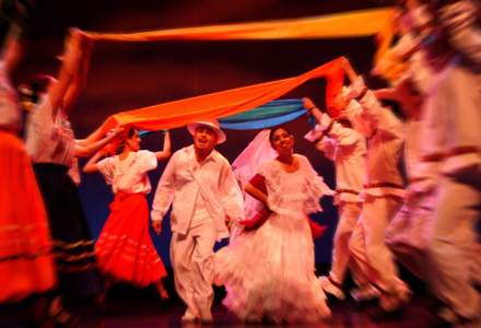 Folklorico dancing