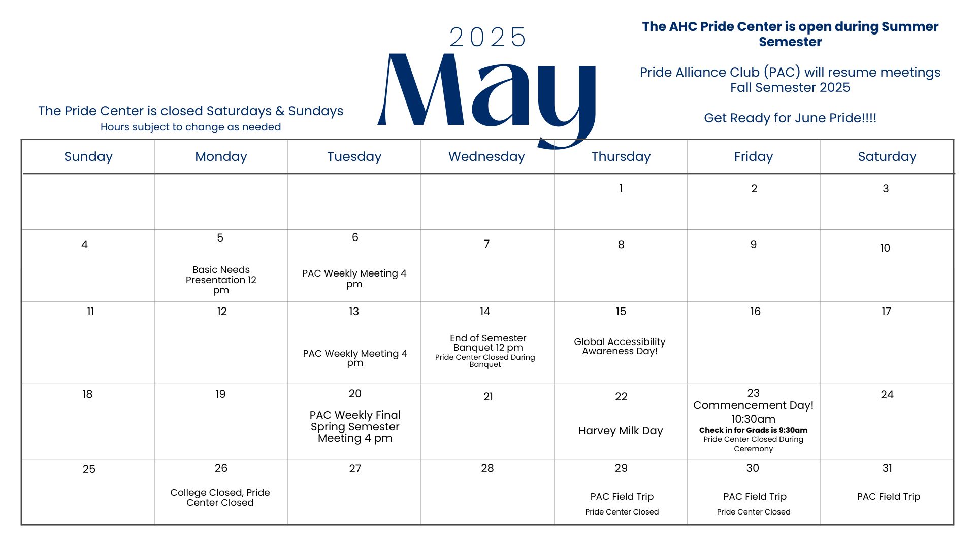 Pride Center May 2025 Updated 5.15.25