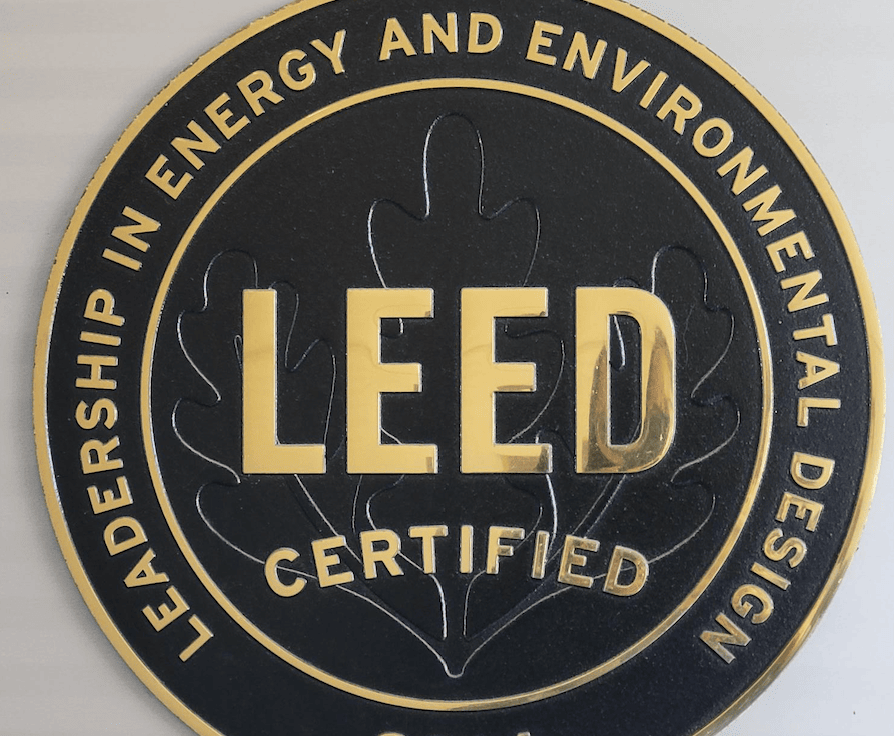 LEED Certification plaque